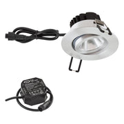 EVN Lichttechnik - Downlight/Strahler/Flutlicht LED-Deckeneinbauleuchte PC650N61440 4000K IP65 alu