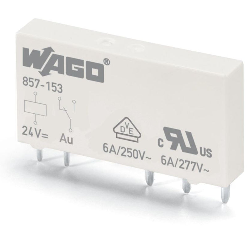 WAGO - Schaltrelais Elementarrelais 857-151 DC 12 V,1 Wechsler − 20 Stück