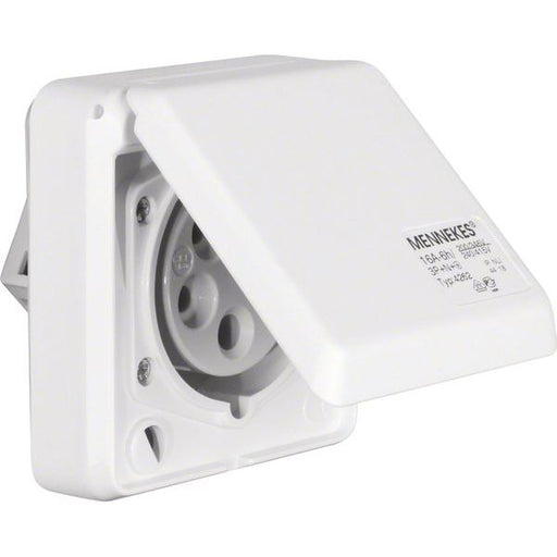 Berker - CEE-Steckdose (IEC 60309) CEE-Steckdose 5-polig Eb 578501 16A m.Klappdeckel