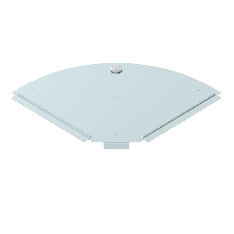 OBO Bettermann - Deckel Bogen für Kabeltragsystem Deckel für 90Grad-Bogen RBD 90 200 DD B200mm, bandverzinkt