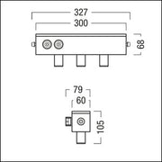 Zumtobel Group - Downlight/Strahler/Flutlicht LED-Fassadenstrahler SUSY S 3P #42187721 840