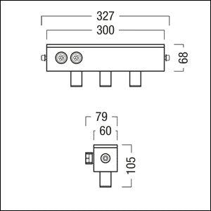 Zumtobel Group - Downlight/Strahler/Flutlicht LED-Fassadenstrahler SUSY S 3P #42187721 840