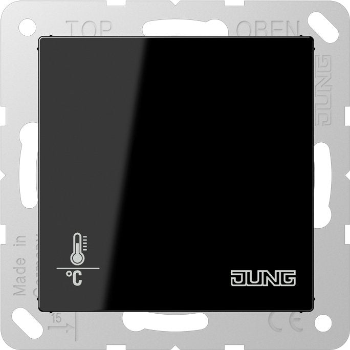 Jung - Bussystem-Raumtemperaturregler Objektregler KNX A 2178 BF ORTS SW schwarz − 1 Stück