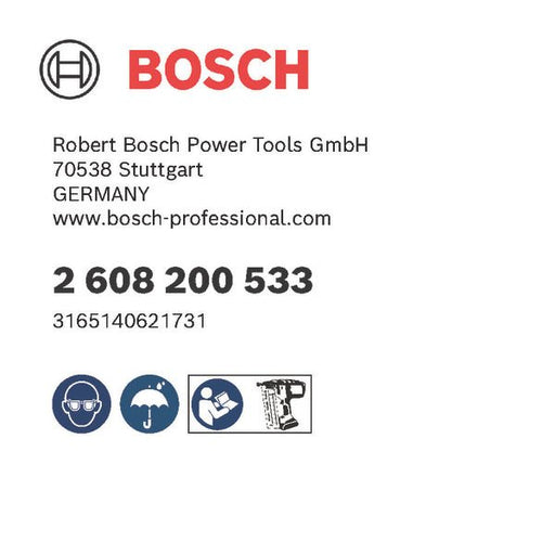 Bosch - Nagel für Nagelgerät Senkkopf-Stift SK64 20G, 2608200533 63 mm verzinkt 2000