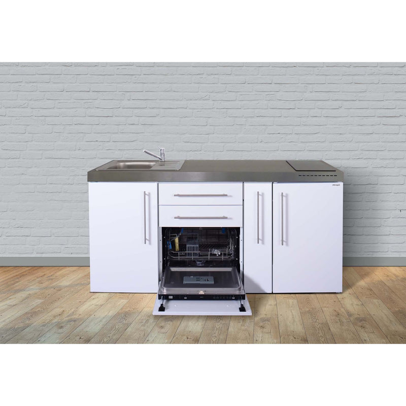 Stengel - Mini-Küche Miniküche Premiumline MPGS180AGSGKFreBli weiß