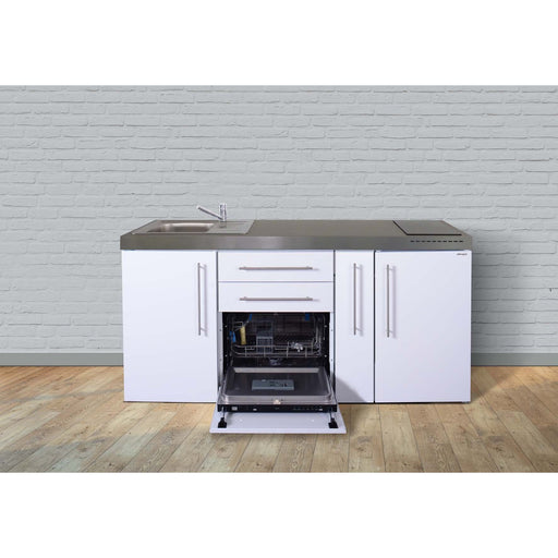 Stengel - Mini-Küche Miniküche Premiumline MPGS180AGSGKFreBli weiß