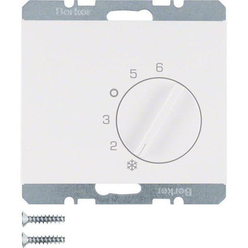 Berker - Raumthermostat Raumtemperaturregler 20267109 mit Wechsler