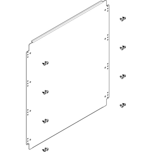 ABN - Montageplatte für Verteilergehäuse Montageplatte FMA24N 494x550mm 2FB/4RE