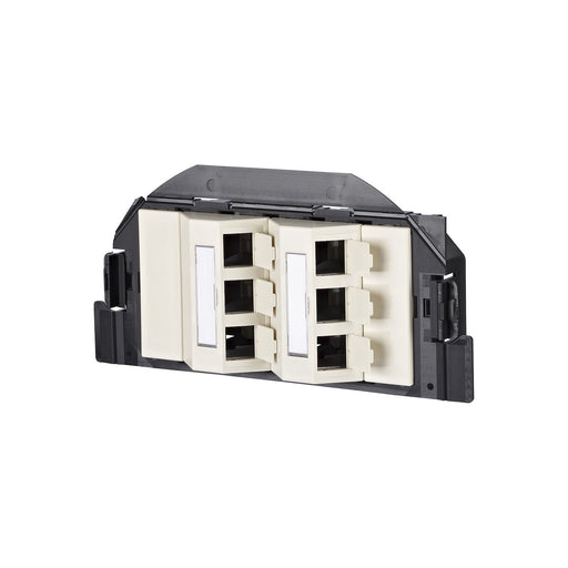 Metz Connect - Kommunikationsanschlussdose Kupfer Subway-Unterflureinheit 130B20S50601-E 6Port GB2 pws leer