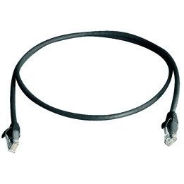 Telegärtner - Patchkabel Kupfer Patchkabel U/UTP C.5e 0,5m 100008179 MP8 schwarz