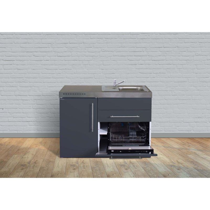 Stengel - Mini-Küche Miniküche Premiumline MPGSSG120GSBre Schiefergrau