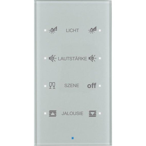 Berker - Bussystem-Tastsensor Glas-Sensor 4fach 75144134 alu