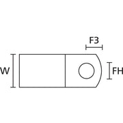 HellermannTyton - Befestigungsschelle für Kabel/Rohre Befestigungsschelle ALU10-ALU-NA-C1 − 100 Stück
