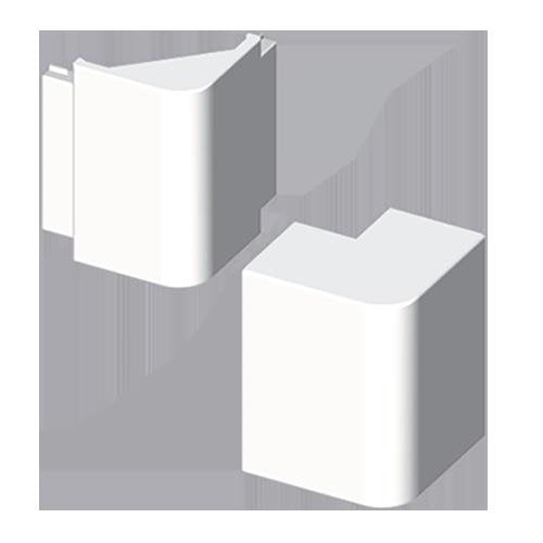 Unex - Außeneck für Leitungsführungskanal Außeneck 73283-2 60x110 U24X rws − 6 Stück