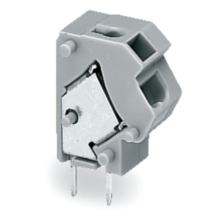 WAGO - Leiterplattenklemme 2LeiterLeiterplattenklemme 254-811 7,5/7,62mm,grau − 100 Stück