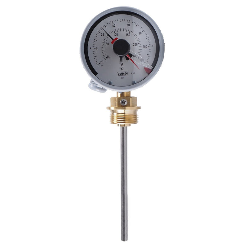 Jumo - Temperaturschalter Trafo-Thermometer 00491256 -20 bis 120°C,150mm