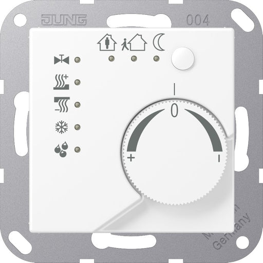 Jung - Bussystem-Raumtemperaturregler KNX-Stetigregler Serie A A 2178 WWM schneeweiß matt