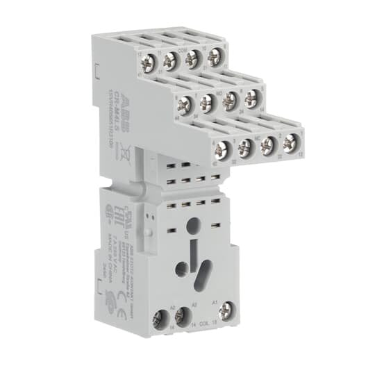 ABB Stotz S&J - Relaissockel Logischer Sockel CR-M4LS für 4We CR-M Relais − 10 Stück