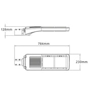 Abalight - Straßen- und Platzleuchte LED-Mastansatzleuchte MAIN-120-760-S 6000K