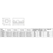 EFB-Elektronik - Modularer Steckverbinder Ferrit-Ringkern 71508.1 13,0mm