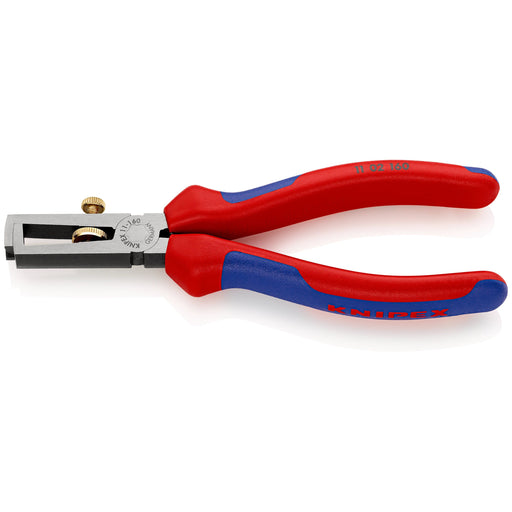 Knipex - Abisolier-/Abmantelwerkzeug Abisolierzange 11 02 160 schwarz, 160mm
