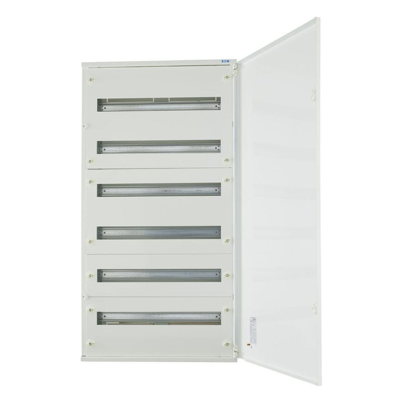 Eaton - Installationskleinverteiler Oberputz Flachverteiler BF-O-6/144-C komplett 6 Rei. Weiß