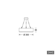 LTS Licht&Leuchten - Pendelleuchte LED-Pendelleuchte SKISP302.840.1DALIsi 840, DALI, si