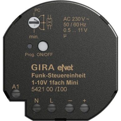 Gira - Steuergerät für Lichtregelsystem Funk Steuereinheit Mini 1 542100 10V