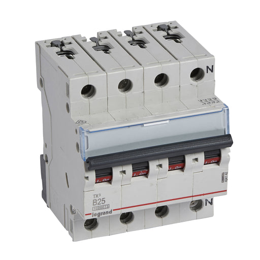 Legrand - Leitungsschutzschalter Legrand 404142 B25A 3-polig+N 10kA