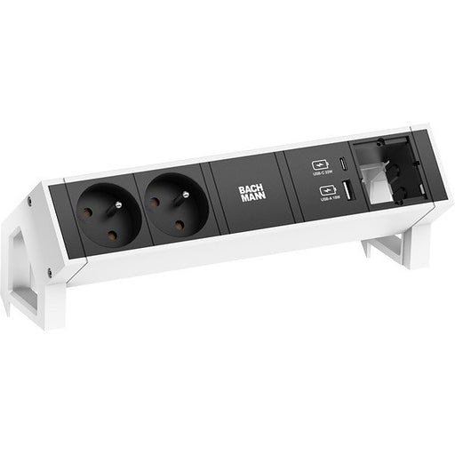 Bachmann - Mehrfachsteckdose Steckdosenleiste 902.953 DESK2 2xUTE 1xUSB