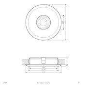 EVN Lichttechnik - Downlight/Strahler/Flutlicht LED-Einbauleuchte L23060902 3000K schwarz