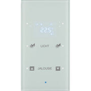 Berker - Bussystem-Tastsensor Glas-Sensor 2fach 75642130 polarweiß