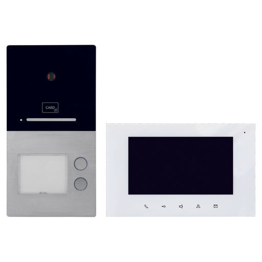 HHG - Türsprech-Set Set mit AS AP 2-Fam Villa AP Set 2 RL m. RFID u. Bluetooth