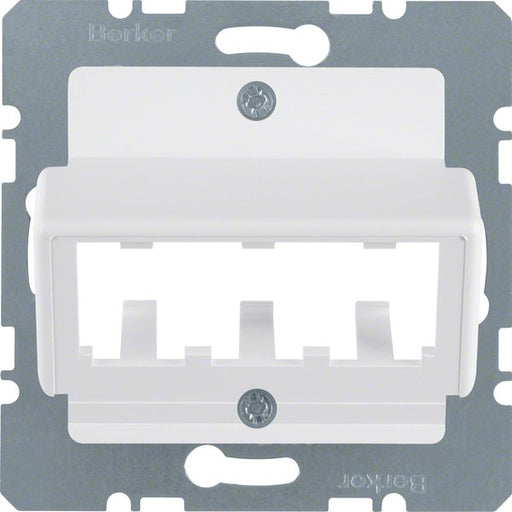 Berker - Einsatz/Abdeckung für Kommunikationstechnik Zentralplatte pws 14271909 f.3 MINI-COM-Module
