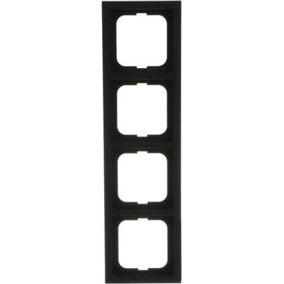 Busch-Jaeger - Abdeckrahmen Rahmen 4-fach 1724-885K schwarz matt, f.lin