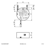 EVN Lichttechnik - Steuergerät für Leuchten DALI Dimmer-Empfänger DALD35009VSAMP inkl. Netzgerät