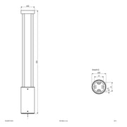 EVN Lichttechnik - Wegeleuchte LED-Wegeleuchte WLK65071502H IP54