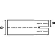 HellermannTyton - Aufteilkappe Endverschluss 408-2-B8W-POX-BK