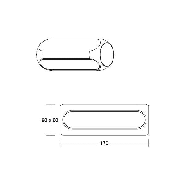 Brumberg Leuchten - Decken-/Wandleuchte LED-Wandleuchte 10115173 3000K