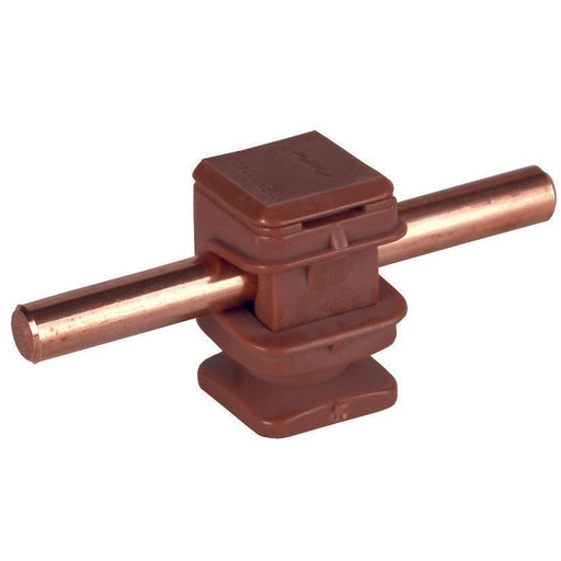 DEHN - Leitungshalter für Blitzschutz Leitungshalter braun LH DS 8 H16 IGM8 BR H 16mm f. Rd 8mm M8