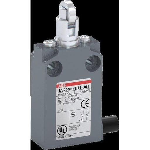 ABB Stotz S&J - Einzelpositionsschalter Kompakt-Pos.schalter LS20M14B11-U01 Metall-Gehäuse IP67