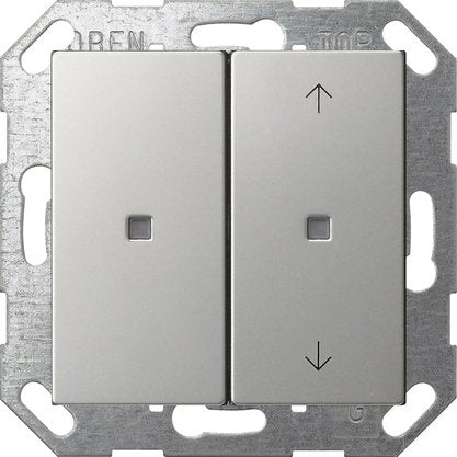 Gira - Bussystem-Tastwippe KNX Taster Wippe 2f edst 5175600 unbedruckt/Pfeile