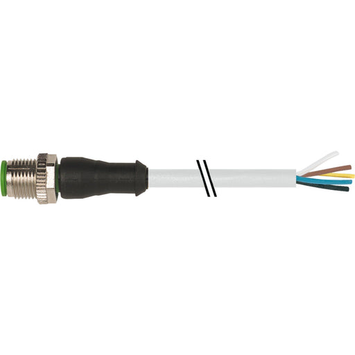 Murrelektronik - Rundsteckverbinder, feldkonfektionierbar (Industriesteckverbinder) Rundsteckverbinder 7000-12041-2350150 M12 St - PUR-JB − 1 Stück