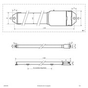 EVN Lichttechnik - Decken-/Wandleuchte LED-Sanierungsleuchte T8 LUM8153040 840, ML, 1,5m