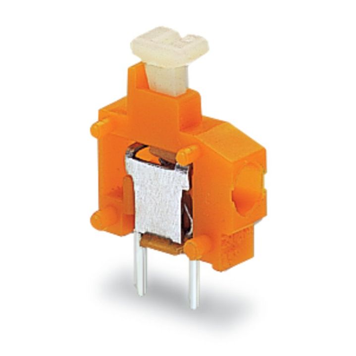WAGO - Leiterplattenklemme Anreihbare Leiterplattenk. 235-772 Drücker,1,5mm²,dgr − 100 Stück