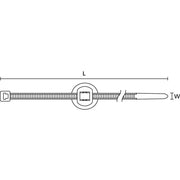 HellermannTyton - Kabelbinder Befestigungsbinder 150-55941 − 500 Stück