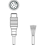 Leuze - Konfektioniertes Sensor-Aktor-Kabel Anschlussleitung KS S-M12-8A-P1-010