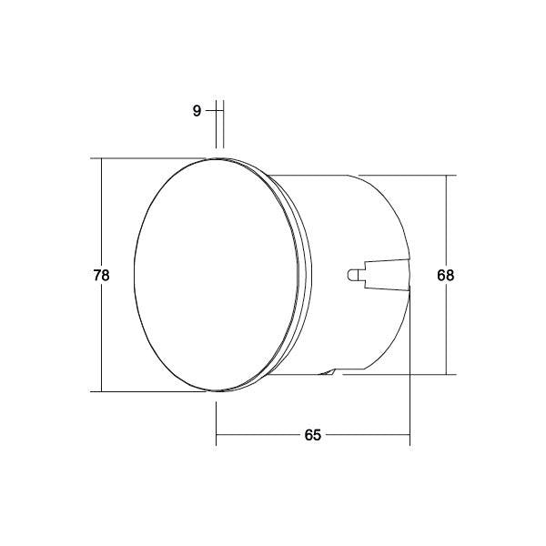 Brumberg Leuchten - Decken-/Wandleuchte LED-Wandeinbauleuchte 10158073 für Gerätedosen