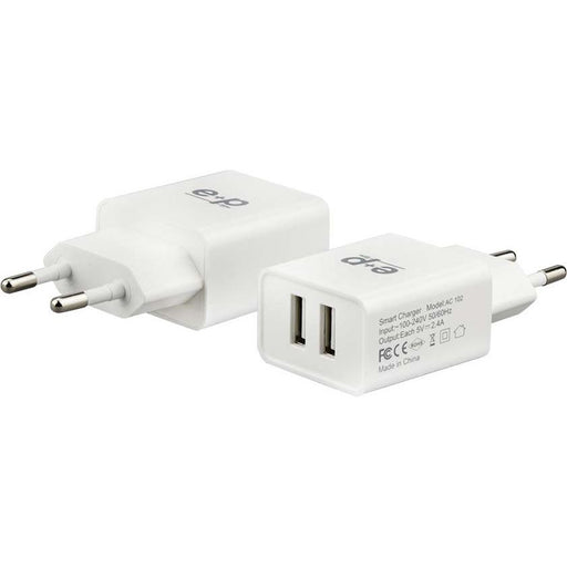 E+P Elektrik - Universal-Ladegerät USB-Ladegerät AC 102 2-fach,4.800mA