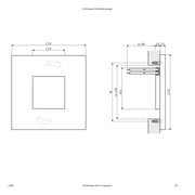 EVN Lichttechnik - Decken-/Wandleuchte LED Einbauleuchte LQ 4602 12VDC 0,6W ww